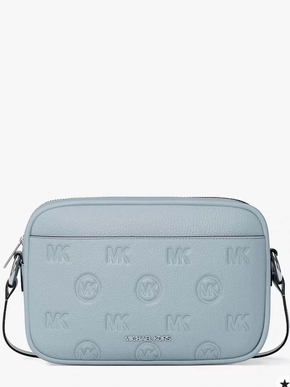 Michael Kors Jet Set Travel Large Logo Debossed Camera Crossbody Bag